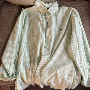 Green and white gingham XL men’s button down.